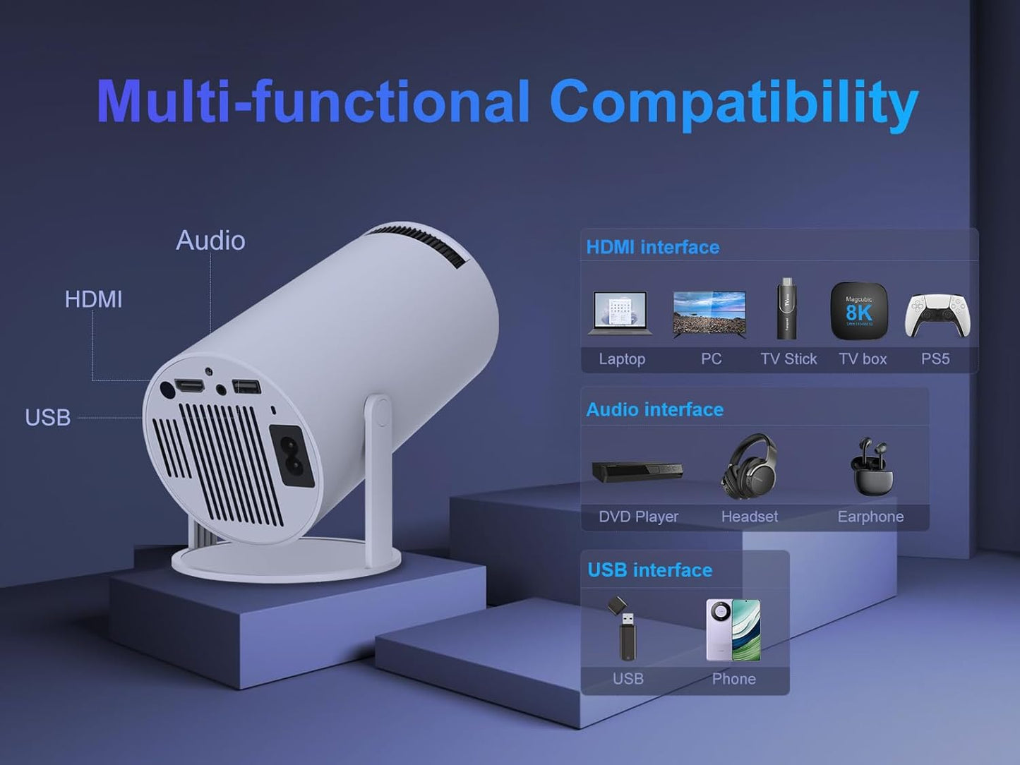Vidéoprojecteur portable PRO 4k